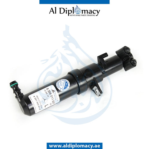 Left HEADLIGHT WIPER NOZZLE for Mercedes-Benz CL Class W216 (2006-2014) models, Part Number UN-2218600147