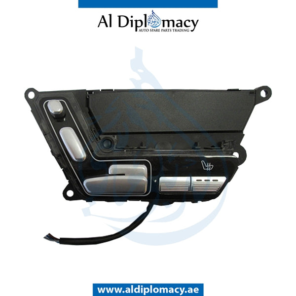 Left SEAT ADJUSTMENT SWITCH for Mercedes-Benz S Class W221 (2006-2013) models, Part Number UN-2218708458