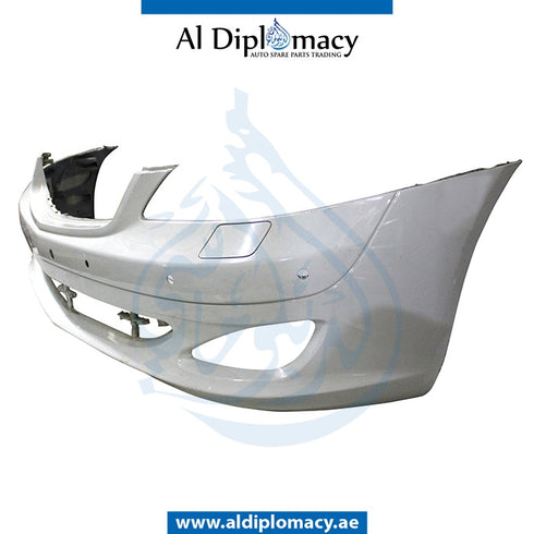Front Bumper, WITH SENSOR AND WIPER Hole, Normal, EMPTY for Mercedes-Benz S Class W221 (2006-2013) models