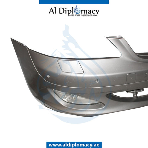 Rear Bumper, WITH SENSOR AND WIPER HOLE Complete, NORMAL for Mercedes-Benz S Class W221 (2006-2013) models