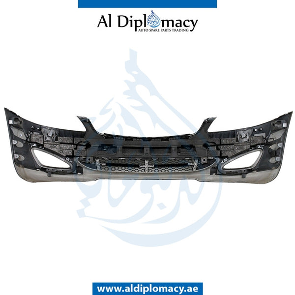 Rear Bumper, WITH SENSOR AND WIPER HOLE Complete, NORMAL for Mercedes-Benz S Class W221 (2006-2013) models, Part Number UN-2218801040-CO