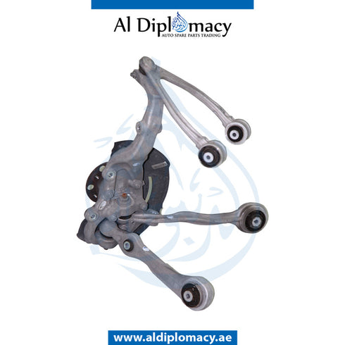 Front Left STEERING Knuckle, WITH CONTROL Arm, COMPLETE for Mercedes-Benz S Class C217 (2015-2021) models