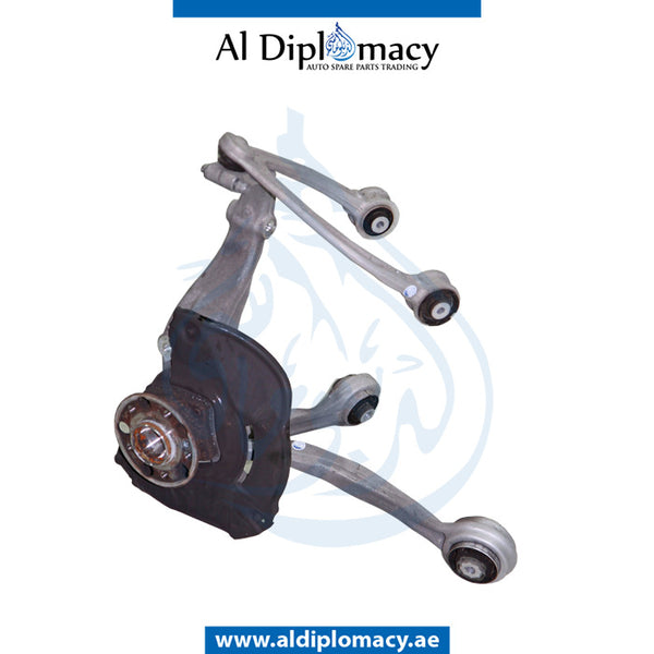 Front Right STEERING Knuckle, WITH CONTROL Arm, COMPLETE for Mercedes-Benz S Class C217 (2015-2021) models, Part Number UN-2223322001-CO