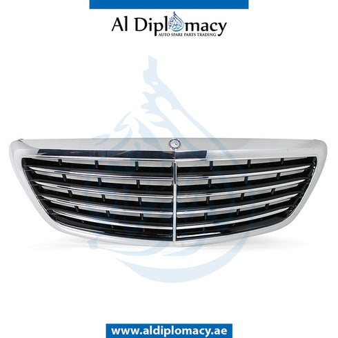 SHOW GRILLE for Mercedes-Benz S Class W222 (2014-2020) models, Part Number UN-2228800083 9040