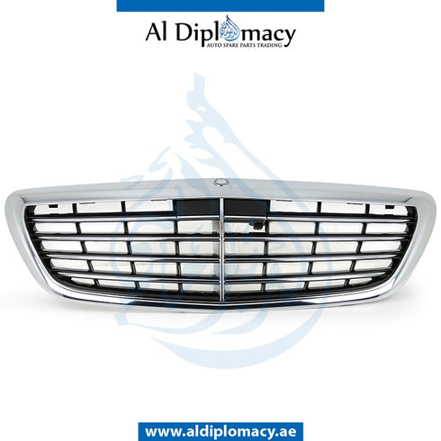 SHOW GRILLE for Mercedes-Benz S Class W222 (2014-2020) models, Part Number UN-2228800383 9040