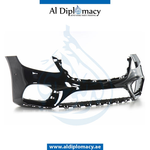 Front Bumper, WITH SENSOR Hole, EMPTY for Mercedes-Benz S Class W222 (2014-2020) models
