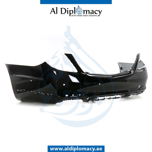 Rear Bumper, WITH SENSOR Hole, Empty, NORMAL for Mercedes-Benz S Class W222 (2014-2020) models