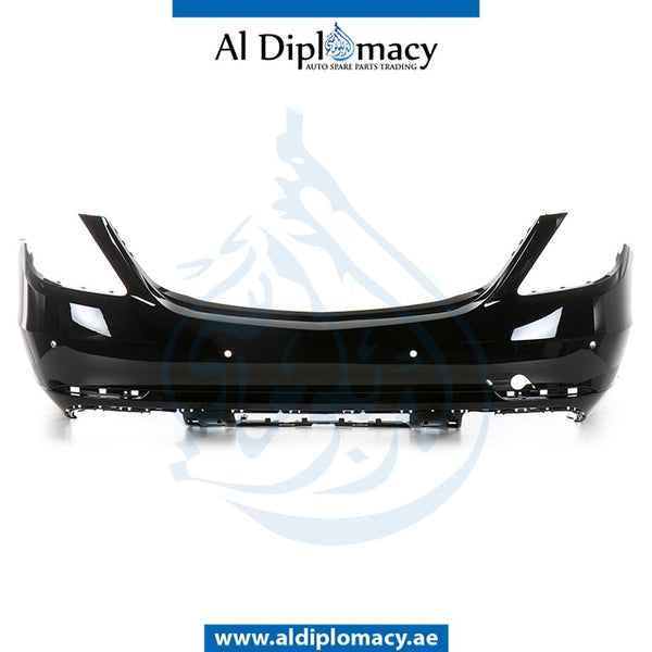 Rear Bumper, WITH SENSOR Hole, Empty, NORMAL for Mercedes-Benz S Class W222 (2014-2020) models, Part Number UN-2228850102