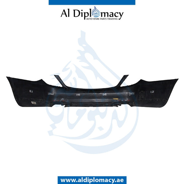 Rear Bumper, WITH SENSOR Hole, COMPLETE for Mercedes-Benz S Class W222 (2014-2020) models, Part Number UN-2228850225-CO