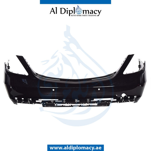 Rear Bumper, WITH SENSOR Hole, EMPTY for Mercedes-Benz S Class W222 (2014-2020) models, Part Number UN-2228850325