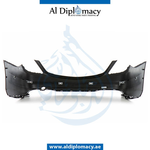 Rear Bumper, WITH SENSOR Hole, Amg, EMPTY for Mercedes-Benz S Class W222 (2014-2020) models