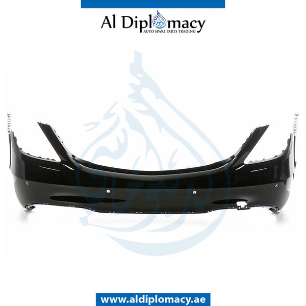Rear Bumper, WITH SENSOR Hole, Amg, EMPTY for Mercedes-Benz S Class W222 (2014-2020) models, Part Number UN-2228852001