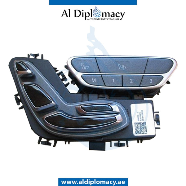 Front Left DOOR SEAT ADJUSTMENT SWITCH for Mercedes-Benz S Class C217 (2015-2021) models, Part Number UN-2229050501