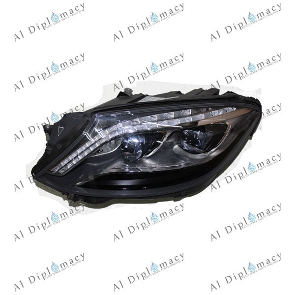 Left Headlight, DOUBLE Xenon, COMPLETE for Mercedes-Benz S Class W222 (2014-2020) models, Part Number UN-2229060702