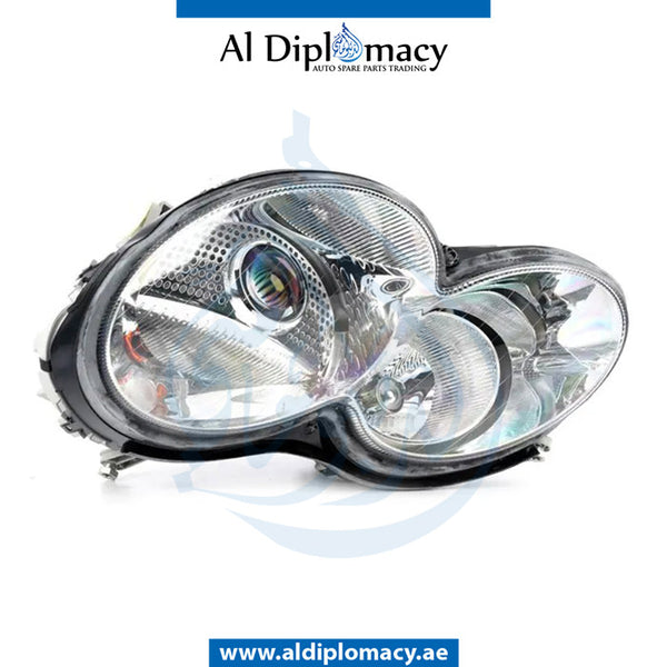 Left Headlight, BI Xenon, COMPLETE for Mercedes-Benz SL Class W230 (2002-2011) models, Part Number UN-2308200559-CO