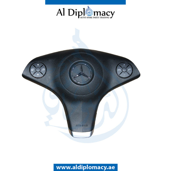 STEERING WHEEL Airbag, BLACK for Mercedes-Benz SL Class W230 (2002-2011) models, Part Number UN-2308602302-BK