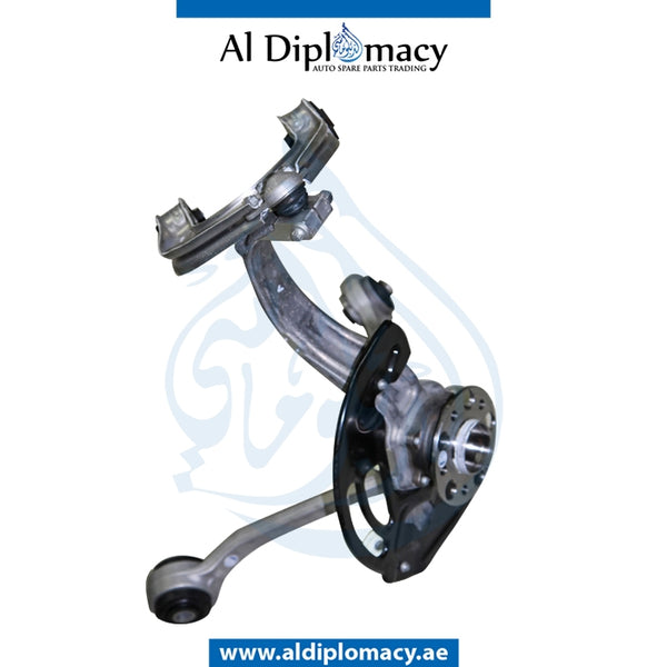 Front Left STEERING Knuckle, COMPLETE for Mercedes-Benz SL Class W231 (2013-2020) models, Part Number UN-2313320701-CO