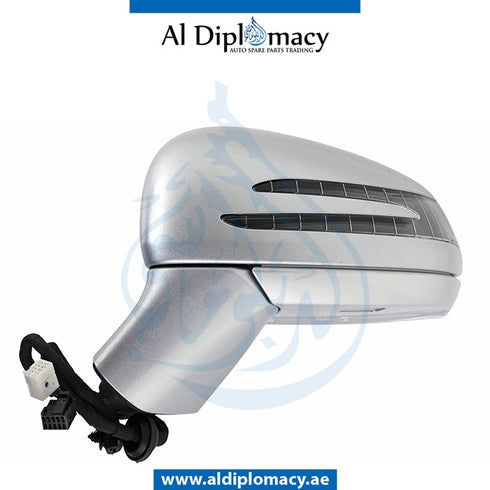 Left Mirror Frame, WITHOUT Glass, WITH COVER for Mercedes-Benz SL Class W231 (2013-2020) models, Part Number UN-2318100576