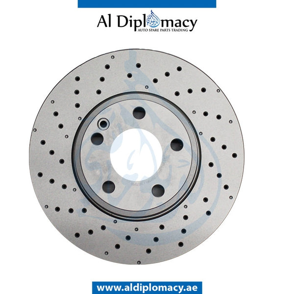 Front BRAKE DISC for Mercedes-Benz B Class W117 (2013-2022) models, Part Number UN-2464212512