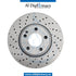 Front BRAKE DISC for Mercedes-Benz B Class W117 (2013-2022) models, Part Number UN-2464212512