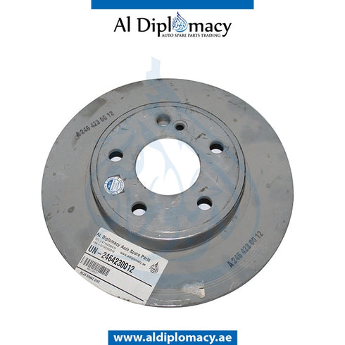 Rear BRAKE DISC for Mercedes-Benz A Class W117 (2013-2022) models, Part Number UN-2464230012