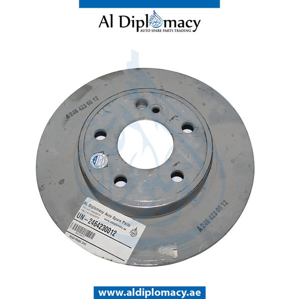 Rear BRAKE DISC for Mercedes-Benz A Class W117 (2013-2022) models, Part Number UN-2464230012