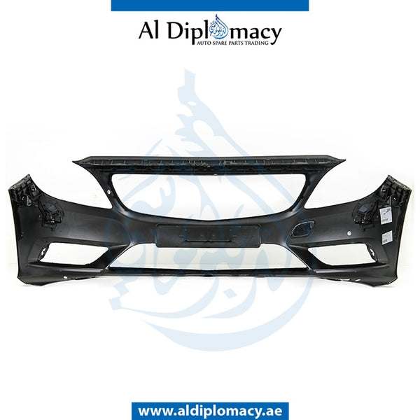 Front Bumper, WITH WIPER Hole, EMPTY for Mercedes-Benz B Class W246 (2011-2019) models, Part Number UN-2468800040