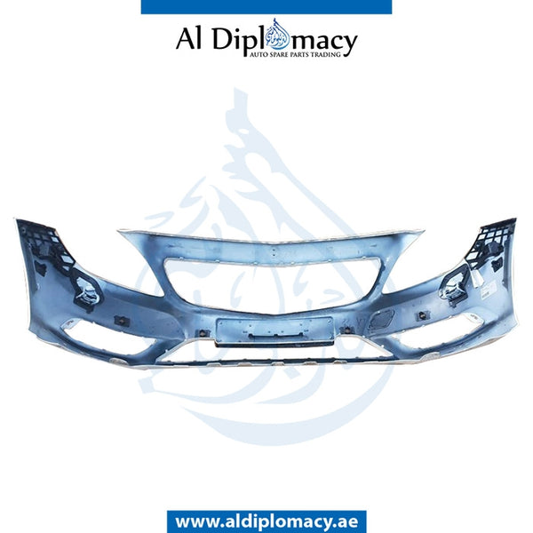 Front Bumper, WITH SENSOR AND WIPER Hole, EMPTY for Mercedes-Benz B Class W246 (2011-2019) models, Part Number UN-2468800240