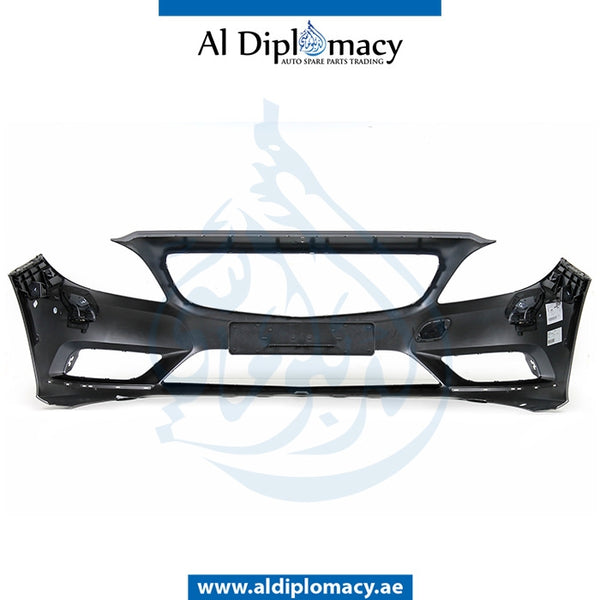 Front Bumper, WITH WIPER Hole, EMPTY for Mercedes-Benz B Class W246 (2011-2019) models, Part Number UN-2468800340