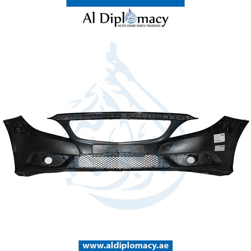 Front Bumper, WITHOUT SENSOR Hole, EMPTY for Mercedes-Benz B Class W246 (2011-2019) models, Part Number UN-2468800640