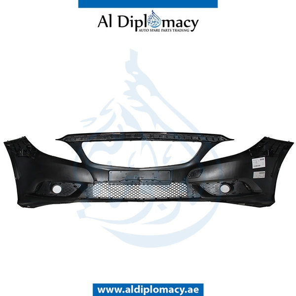 Front Bumper, WITHOUT SENSOR Hole, EMPTY for Mercedes-Benz B Class W246 (2011-2019) models, Part Number UN-2468800640