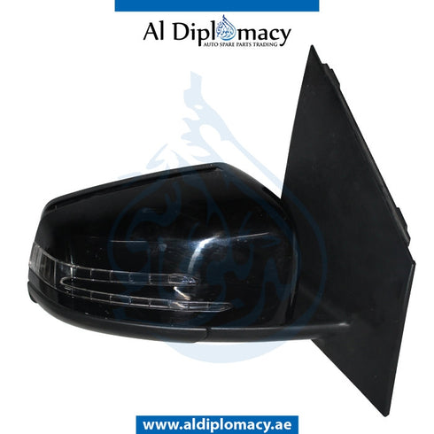 Right Mirror, Black, COMPLETE for Mercedes-Benz B Class W246 (2011-2019) models