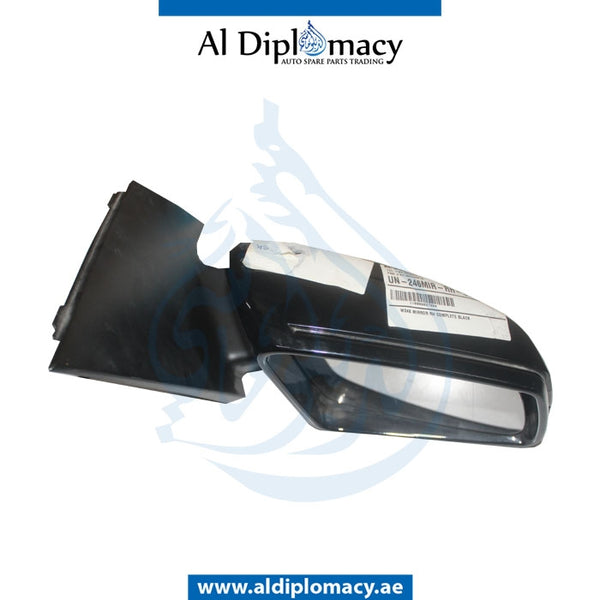 Right Mirror, Black, COMPLETE for Mercedes-Benz B Class W246 (2011-2019) models, Part Number UN-246MIR-RH-CO-BK