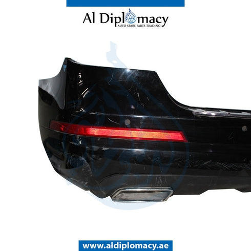 Rear Bumper, WITH SENSOR Hole, COMPLETE for Mercedes-Benz R Class W251 (2006-2013) models, Part Number UN-2518800547-CO