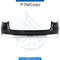 Rear Bumper, WITHOUT SENSOR Hole, COMPLETE for Mercedes-Benz GLC Class W253 (2015-2022) models, Part Number UN-2538806101-CO