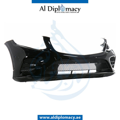 Front Bumper, WITH SENSOR Hole, COMPLETE for Mercedes-Benz GLC Class W253 (2015-2022) models