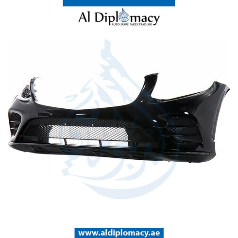 Front Bumper, WITH SENSOR Hole, COMPLETE for Mercedes-Benz GLC Class W253 (2015-2022) models
