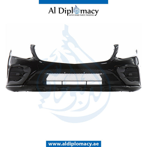 Front Bumper, WITH SENSOR Hole, COMPLETE for Mercedes-Benz GLC Class W253 (2015-2022) models, Part Number UN-2538853300-CO