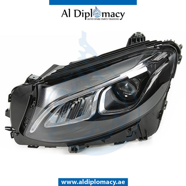 Left Headlight, STATIC Led, EMPTY for Mercedes-Benz GLC Class W253 (2015-2022) models, Part Number UN-2539060901