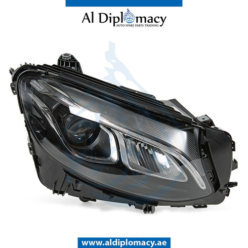 Right Headlight, STATIC Led, EMPTY for Mercedes-Benz GLC Class W253 (2015-2022) models, Part Number UN-2539061001