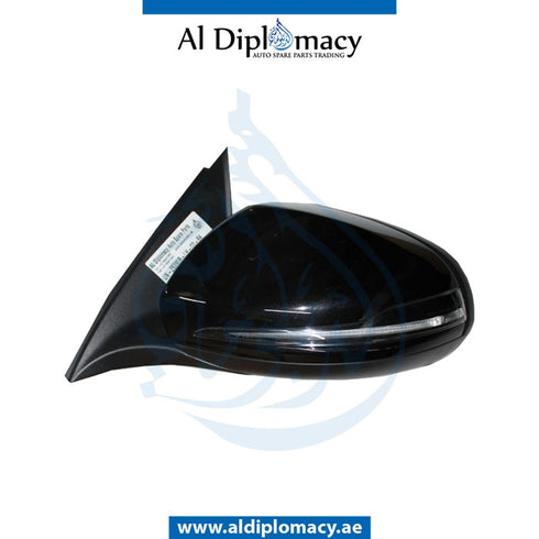 Left Mirror, Black, COMPLETE for Mercedes-Benz GLC Class W253 (2015-2022) models