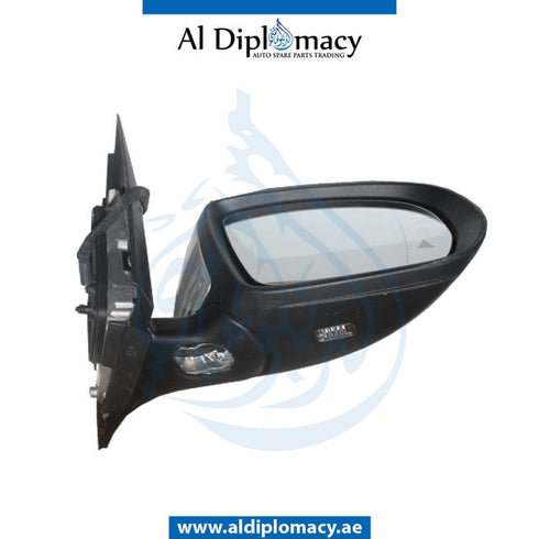 Right Mirror, Silver, COMPLETE for Mercedes-Benz GLC Class W253 (2015-2022) models