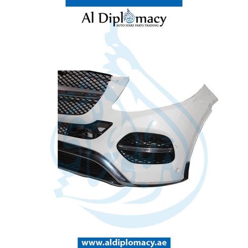 Front Bumper, WITH SENSOR Hole, Normal, COMPLETE for Mercedes-Benz GL Class C292 (2015-2020) models