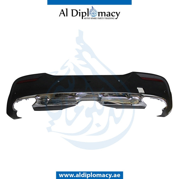 Rear BUMPER Diffuser, COMPLETE for Mercedes-Benz GLE Class C292 (2015-2020) models, Part Number UN-2928851425-CO