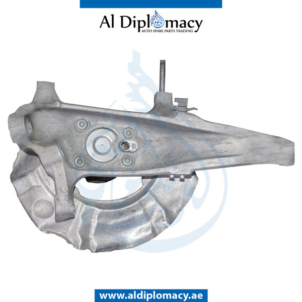 Front Left STEERING Knuckle, EMPTY for BMW 5 Series F06 (2011-2015) models, Part Number UN-31212284053