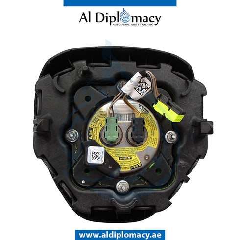 STEERING WHEEL Airbag, DOUBLE Socket, BLACK for BMW X5 Series F15 (2013-2018) models, Part Number UN-32306868413-BK