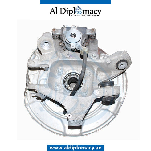 Rear Left STEERING Knuckle, WITHOUT CONTROL Arm, COMPLETE for BMW 7 Series G11 (2019-2022) models, Part Number UN-33306865661-CO