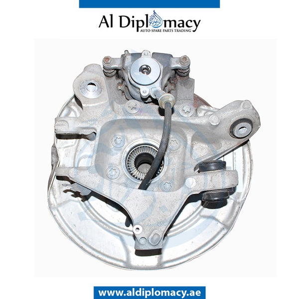 Rear Left STEERING Knuckle, WITHOUT CONTROL Arm, COMPLETE for BMW 7 Series G11 (2019-2022) models, Part Number UN-33306865661-CO