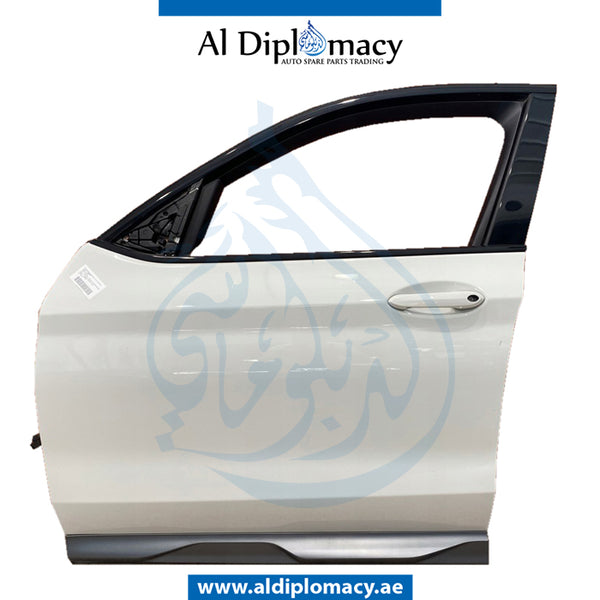 Front Left Door, COMPLETE for BMW X4 Series G02 (2018-2021) models, Part Number UN-41517478339-CO