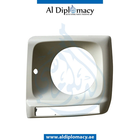 Left HEADLIGHT COVER TRIM for Mercedes-Benz G Class W463 (1992-2022) models, Part Number UN-4638840174